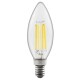 LED Filament Kerzenlampe McShine Filed 3000K E14 6W 1055lm 230V warmweiß