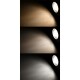 LED-Einbauleuchte McShine EL-313C 4,5W 450lm CCT 3000-4000-6000K 10er-Pack