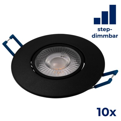 LED-Einbauleuchte McShine EL-313D 4,5W 450lm 3000K step-dimmbar 10er-Pack