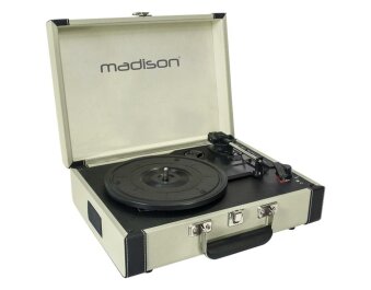 Nostalgie Schallplattenkoffer MADISON MAD-RETROCASE-CR...