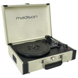 Nostalgie Schallplattenkoffer MADISON MAD-RETROCASE-CR...