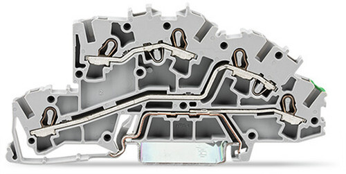 Installationsetagenklemme WAGO mit Betätigungsöffnung 250V 24A L/L/PE5