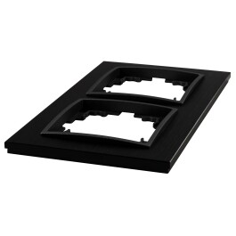 Rahmen McPower Flair 2-fach schwarzes Aluminium