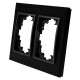 Rahmen McPower Flair 2-fach schwarzes Aluminium