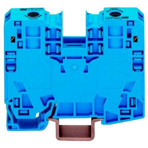 2-Leiter-Durchgangsklemme WAGO 35mm² für TS 35x15 600V 125A blau