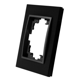 Rahmen McPower Flair 1-fach schwarzes Aluminium