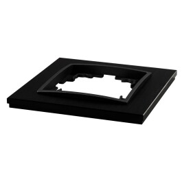 Rahmen McPower Flair 1-fach schwarzes Aluminium