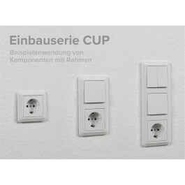 Schalter und Steckdosen Set McPower Cup Standard Plus 21-teilig weiß