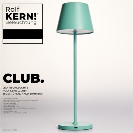 LED-Tischleuchte ROLF KERN „Club“ 38cm...