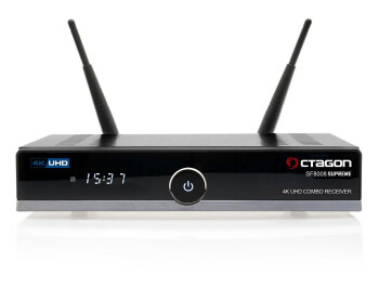 Octagon SF8008 Supreme 4K UHD Combo Receiver DVB-S2X + DVB-C/T2 1TB HDD