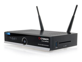 Octagon SF8008 Supreme 4K UHD Combo Receiver DVB-S2X + DVB-C/T2 1TB HDD
