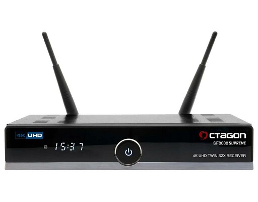 Octagon SF8008 Supreme 4K UHD Twin DVB-S2X Sat-Receiver 1TB HDD