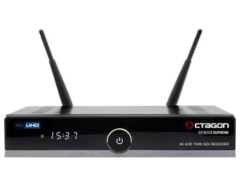 Octagon SF8008 Supreme 4K UHD Twin DVB-S2X Sat-Receiver 250GB HDD