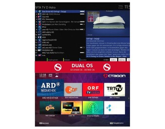 Octagon SF8008 Supreme 4K UHD Twin DVB-S2X Sat-Receiver 4TB HDD