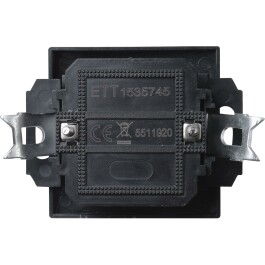 TAE-NFN-Anschlussdose McPower Flair UP anthrazit 3x 6-polig