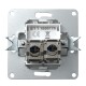 Netzwerk-Dose McPower Cup CAT6A UP vollgeschirmt