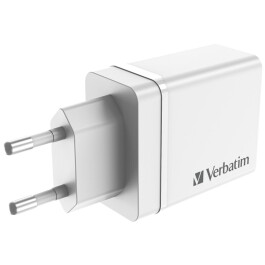 Ladeadapter Verbatim CHR-30EU2 30W weiß 2xUSB-A...