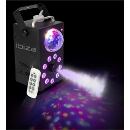 Nebelmaschine mit Lichteffekten IBIZA FOGGY-ASTRO 700W...