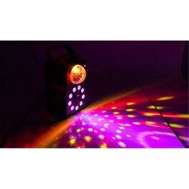 Nebelmaschine mit Lichteffekten IBIZA FOGGY-ASTRO 700W inkl. Fernbedienung