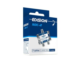 Edision SDC-2 Sat-Verteiler 2-fach 5-2400 MHz