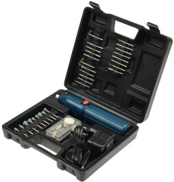 Mini-Bohrmaschinen Set DrillX mit Akku 60-teilig...