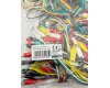 Prüfkabel-Set mit Kroko-Klemmen je 45cm verschiedene Farben 10-teilig
