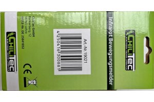 Aufputz Bewegungsmelder CBM 180° IP44 1-1000W 3-Draht weiß