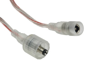 Anschlusskabel für LED-Stripes IP44 5,5mm Koax 1,5m...