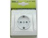 DELPHI Schutzkontakt-Steckdose 250V~/ 16A inkl. Rahmen UP weiß
