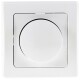 DELPHI Dimmer für elektronische Trafos 250V~/ 300W inkl. Rahmen UP weiß