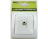 DELPHI RJ45 Dose für ISDN & Cat.5 inkl. Rahmen UP weiß