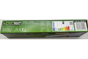 LED Unterbauleuchte SMD pro 27cm 2W 210lm 6500k Licht weiß