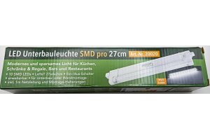 LED Unterbauleuchte SMD pro 27cm 2W 210lm 6500k Licht weiß