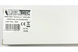 LED-Trafo CTE-80-V2 1-80W Ein 220-240V Aus 12V= Konstantspannung