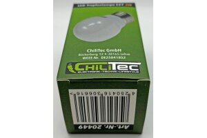 LED Tropfenlampe E27 T25 SMD warmweiß 3000k 270lm 230V/3W 45mm