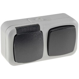 Feuchtraum Kombi-Schalter/Steckdose,IP44 250V~/ 10/16A...