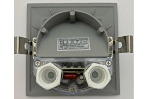 LED Wandeinbauleuchte WEL Q14 IP65 14 LEDs Aluminium warmweiß