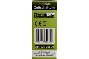 digitale Wochen-Zeitschaltuhr für Schalttafel-Einbau 230V max. 3500W