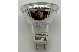 LED Strahler GU10 H10 SMD 15 SMD LEDs 3000k 50lm 120° 230V/0,8W warmweiß