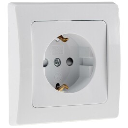 DELPHI Schutzkontakt-Steckdose UP weiß 250V~/ 16A...