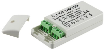 LED-Trafo KS-12E 12W 3-45V= Ein 220-240V Aus 350mA...