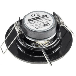 Decken-Einbaulautsprecher CTE-8W Halogen-Look 8cm Ø 6cm Einbau schwarz