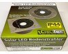 Solar LED Bodenstrahler CTB-E eckig BxHxT 10x10x4cm IP44 Edelstahl-Front