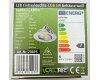 LED-Einbauleuchte COB-5 5W 420lm ALU 3000K 95° Ø85xT47mm Rahmen weiß