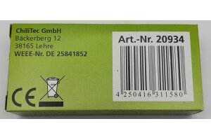 LED-Trafo CT-12E-V2 0,5-12W eckig Ein 220-240V Aus 12V= Konstantspannung