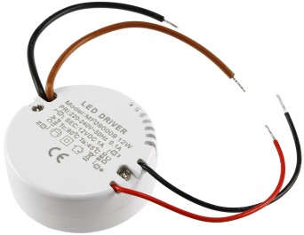 LED-Trafo CT-12E-V2R 0,5-12W rund Ein 220-240V Aus 12V=...