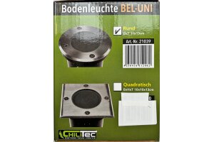 Bodenleuchte BEL Uni R ØxT 11x14cm IP65 GU10 Fassung rund