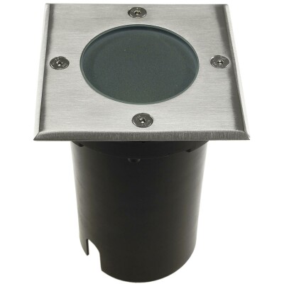 Bodenleuchte BEL Uni Q 10x10x14cm IP65 GU10 Fassung 4eckig
