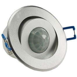 Decken-Einbau-Bewegungsmelder 360° Alu PIR Sensor 6m...