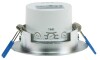 Decken-Einbau-Bewegungsmelder 360° Alu PIR Sensor 6m schwenkbar silber
